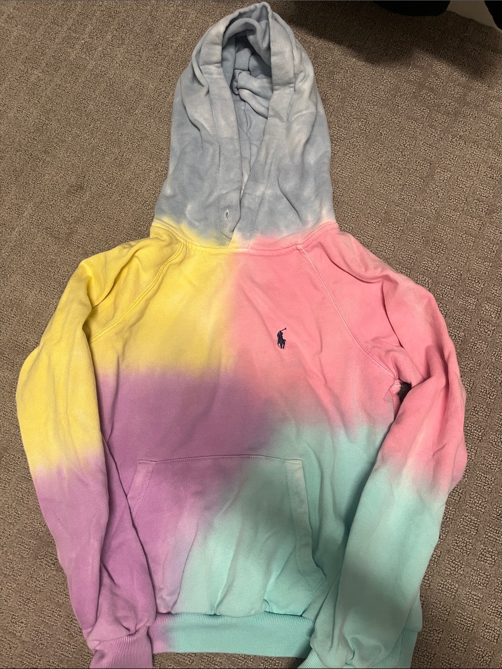 Ralph Lauren Pastel Tie-Dye Hoodie